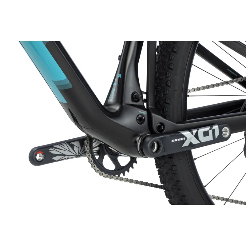 BMC Fourstroke 01 ONE X01 Eagle AXS Full Suspension Mountain Bike 2023 in Turquoise/Black/Carbon-9