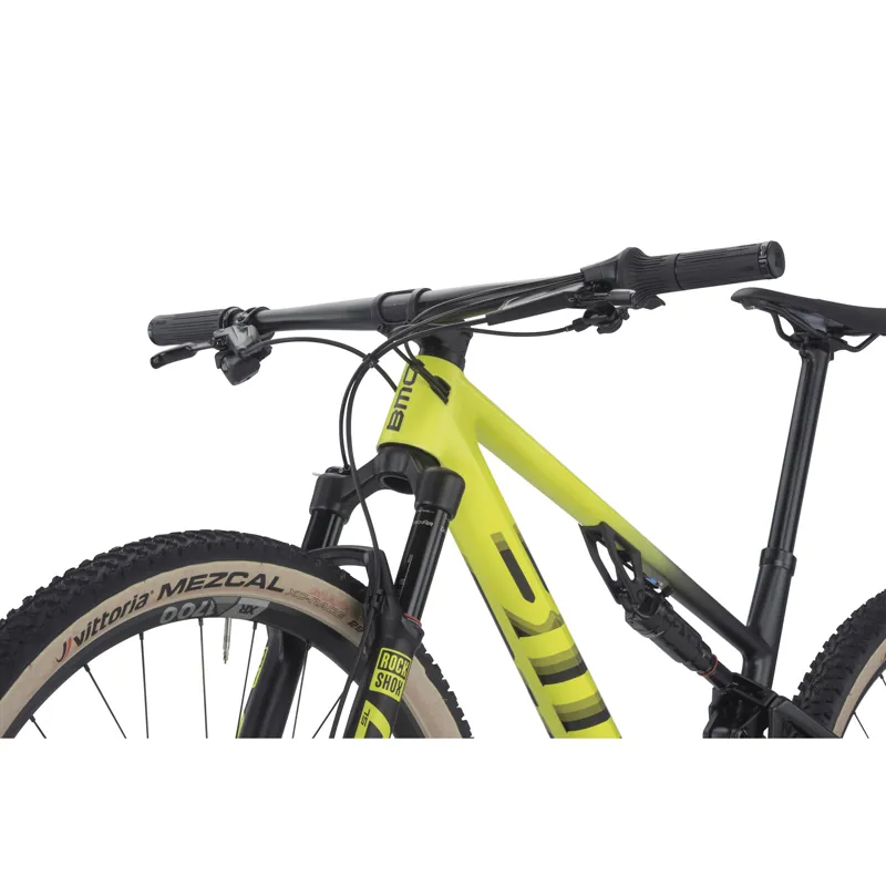 BMC Fourstroke 01 TWO GX Eagle AXS Full Suspension Mountain Bike 2023 in Yellow/Black/Carbon-6