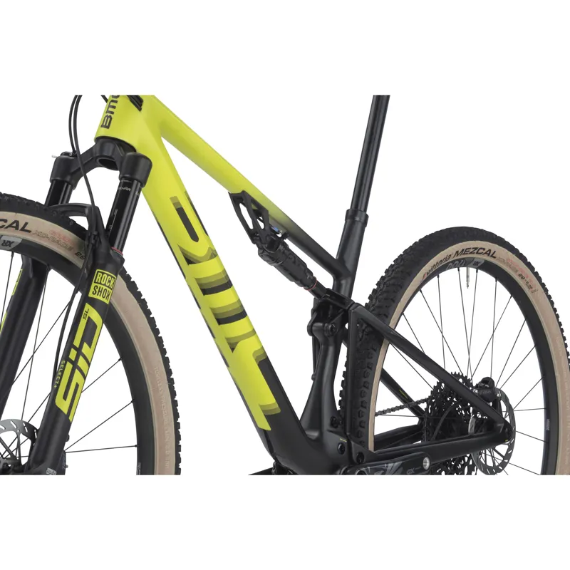 BMC Fourstroke 01 TWO GX Eagle AXS Full Suspension Mountain Bike 2023 in Yellow/Black/Carbon-7