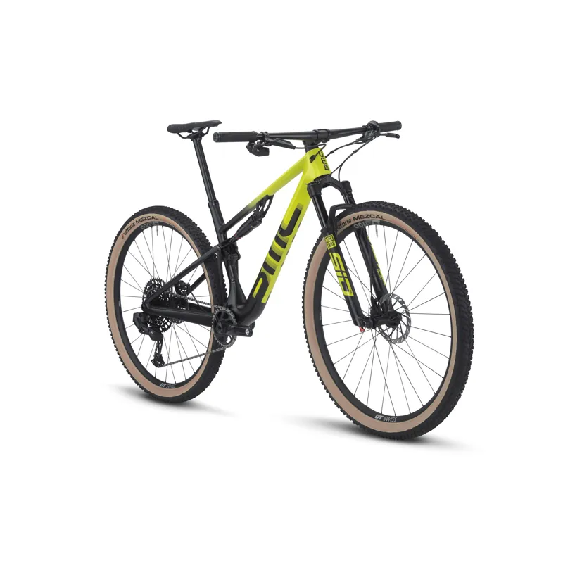 BMC Fourstroke 01 TWO GX Eagle AXS Full Suspension Mountain Bike 2023 in Yellow/Black/Carbon-2