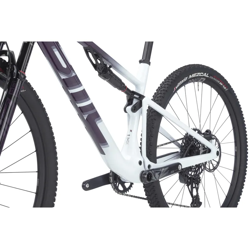 BMC Fourstroke ONE GX Eagle AXS Full Suspension Mountain Bike 2023 in Purple/White-3