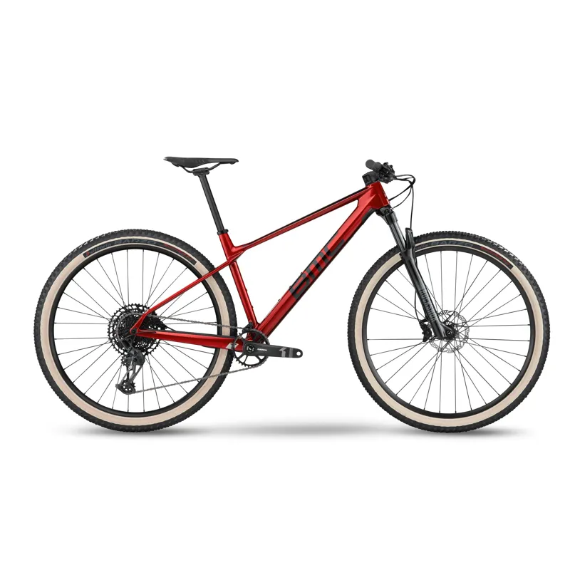 BMC Twostroke 01 FOUR GX Hardtail Mountain Bike 2023 in Neon Red/Grey