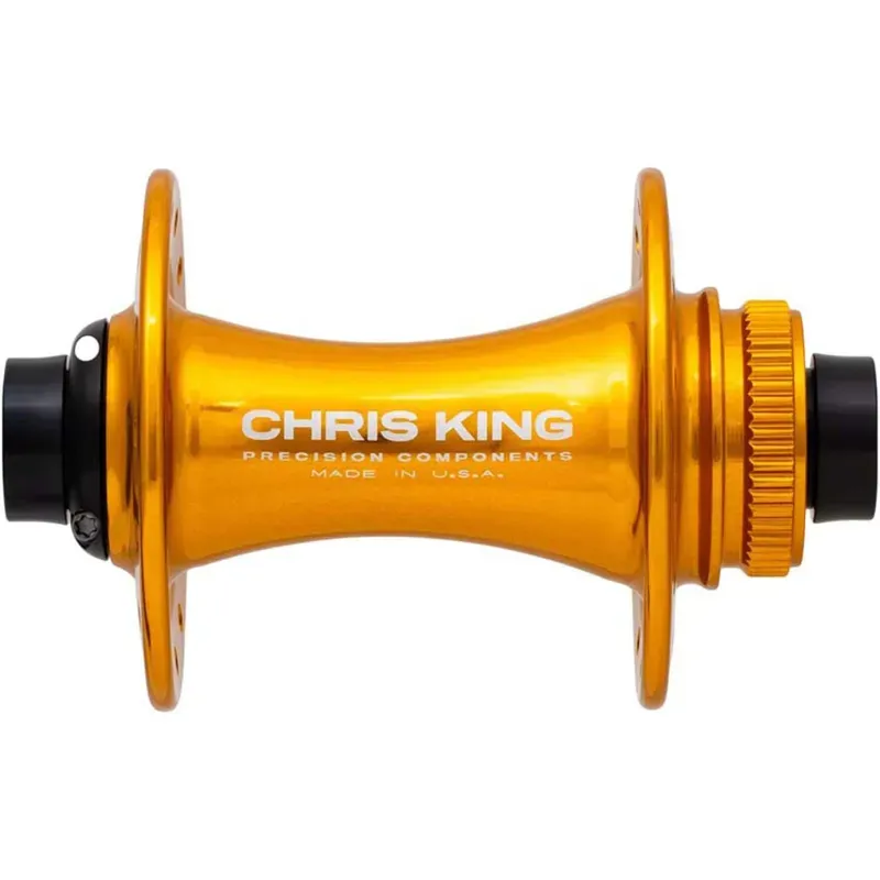 Chris King Road R45D Front Hub - 100x12mm Steel Bearings in Gold