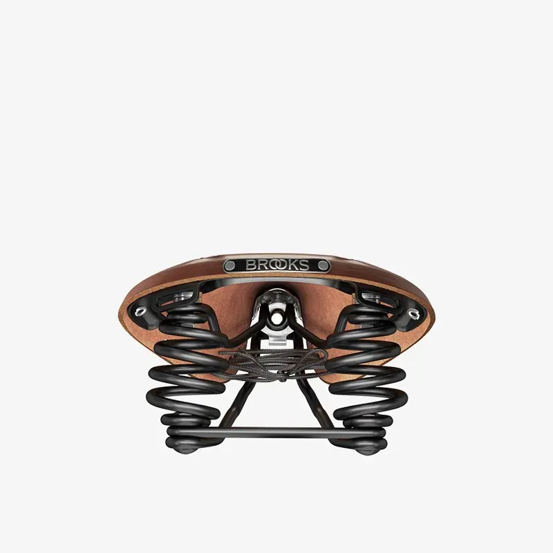 Brooks Flyer Carved Leather Saddle in Brown-5