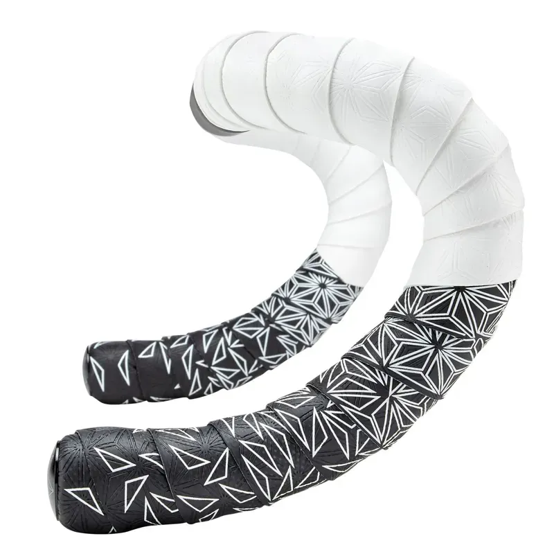 Balfes Bikes Supacaz Sticky Kush Bar Tape and Plugs in White | Free postage over £30, £10 off first order, price match & 0% finance.