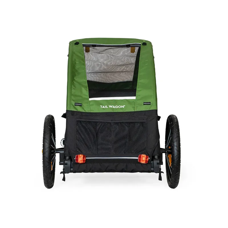 Burley Tail Wagon Pet Trailer in Green-1