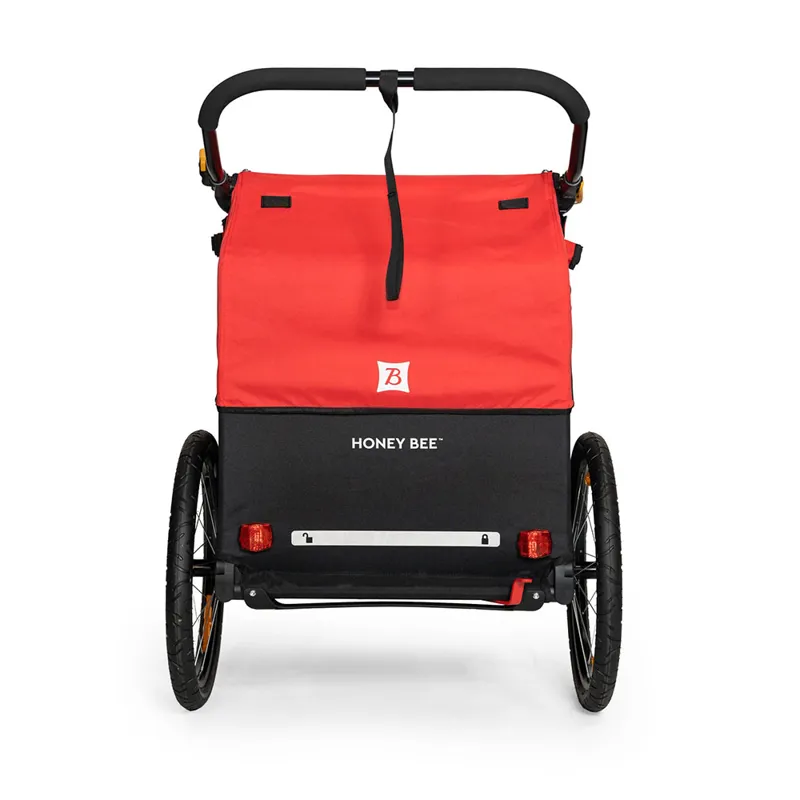 Burley Honey Bee Bike Trailer/Stroller in Red-1