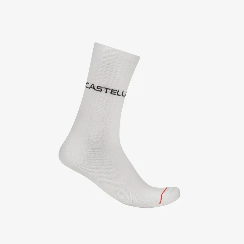 Castelli Casual Sock in White