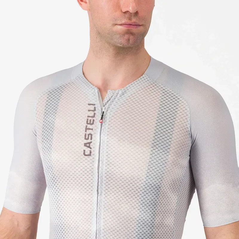 Castelli Climber's A/C Jersey in Silver Grey/Smoky Grey-3