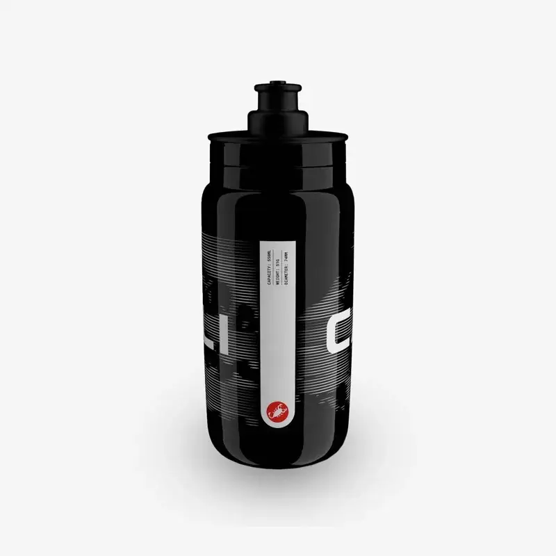 Balfes Bikes Castelli Cloud Water Bottle in Black | Free postage over £30, £10 off first order, price match & 0% finance.
