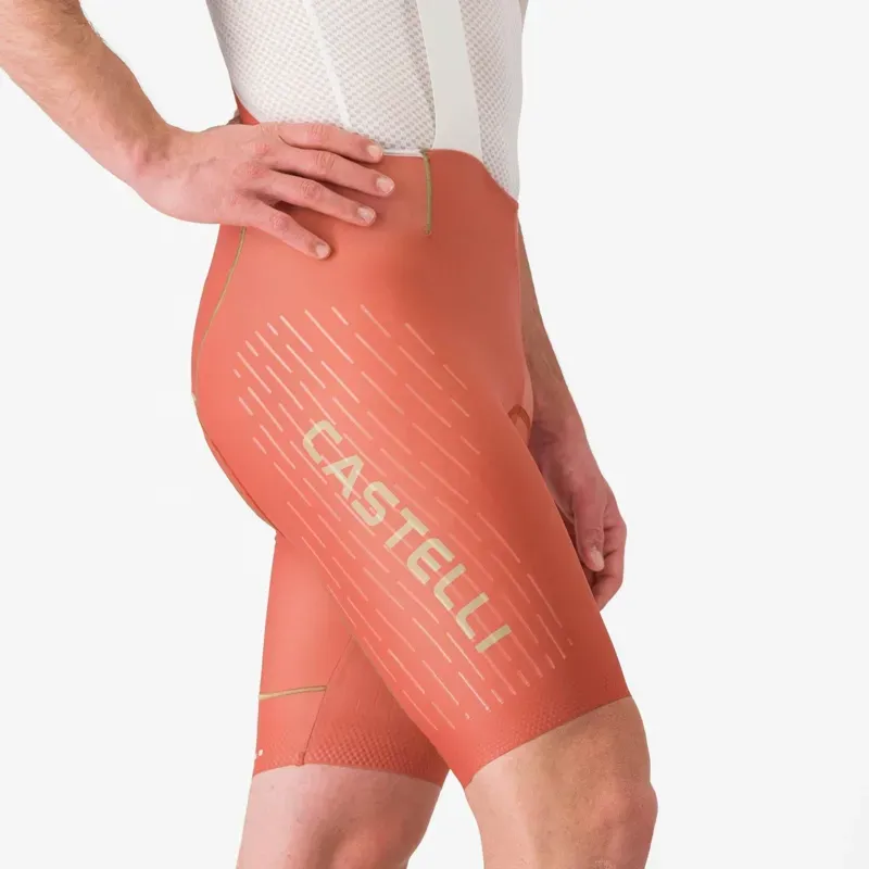 Castelli Free Aero Race S Kit Bib Short in Paprika/Elmwood-5