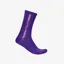 Castelli Linea Logo 15 Sock in Ultraviolet/Rosa Giro