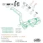 Tektro Auriga Pro Lever Assembly LH in White