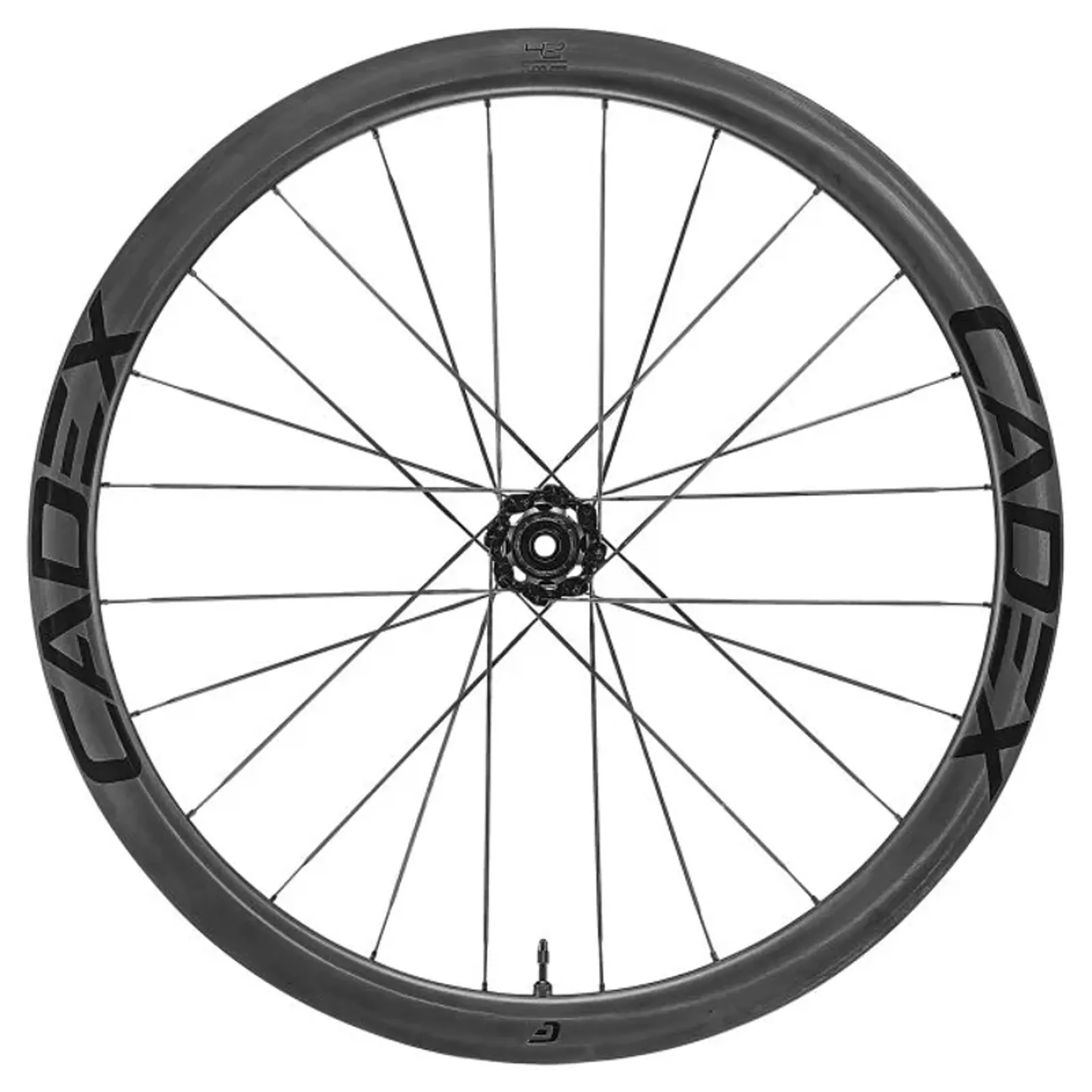 Disc Wheel Rrar Cadex 42 Tubeless Disc Rear Wheel 700c in Black