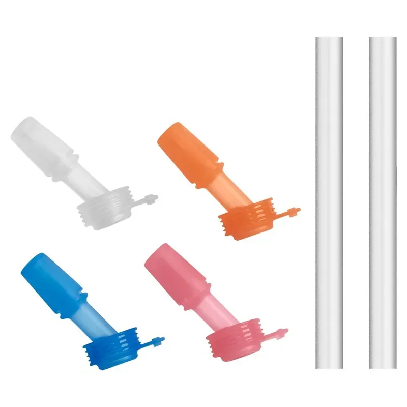 Camelbak Eddy+ Kids Bite Valve and Straw Pack in Clear