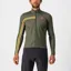 Castelli Unlimited Thermal Long Sleeve Jersey in Military Green/Goldenrod