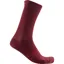 Castelli Racing Stripe 18 Socks in Bordeaux