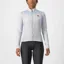 Castelli Sfida 2 Women's Long Sleeve Jersey in Silver Grey/White
