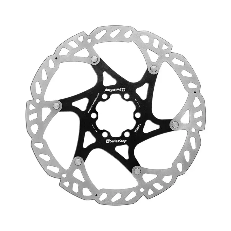 Balfes Bikes Swissstop Catalyst Pro 6 Bolt Disc Rotor 180mm in Silver | Free postage over £30, £10 off first order, price match & 0% finance.