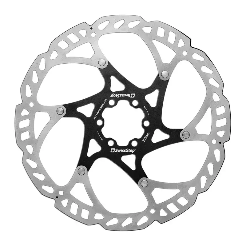 Balfes Bikes Swissstop Catalyst Pro 6 Bolt Disc Rotor 203mm in Silver | Free postage over £30, £10 off first order, price match & 0% finance.