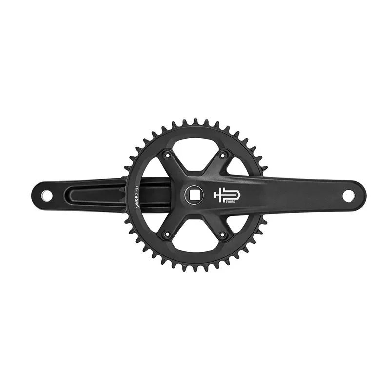 MicroShift Sword Black 1x Crankset 9/10 Speed In Black-1