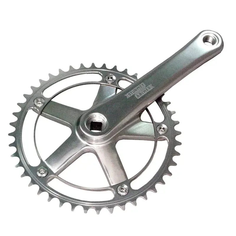 Balfes Bikes Sturmey Archer FCT62 Series 170mm Crankset in Silver/Silver | Free postage over £30, £10 off first order, price match & 0% finance.