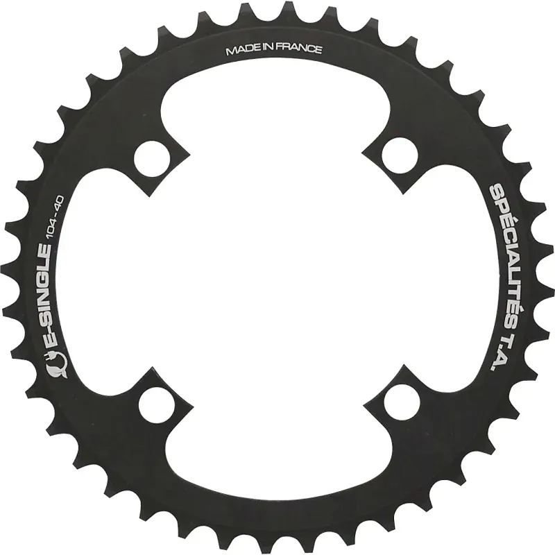 Ta 104pcd E-Single E-Bike Chainring in Black