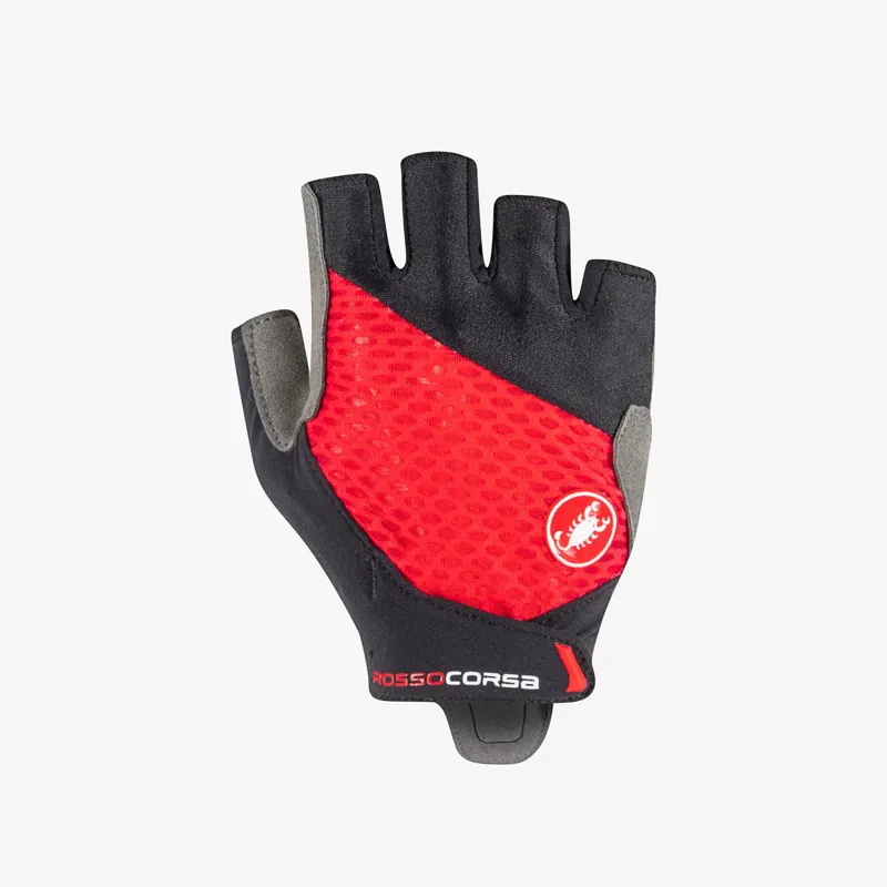 Castelli Rosso Corsa 2 Women's Full Finger Gloves in Hibiscus