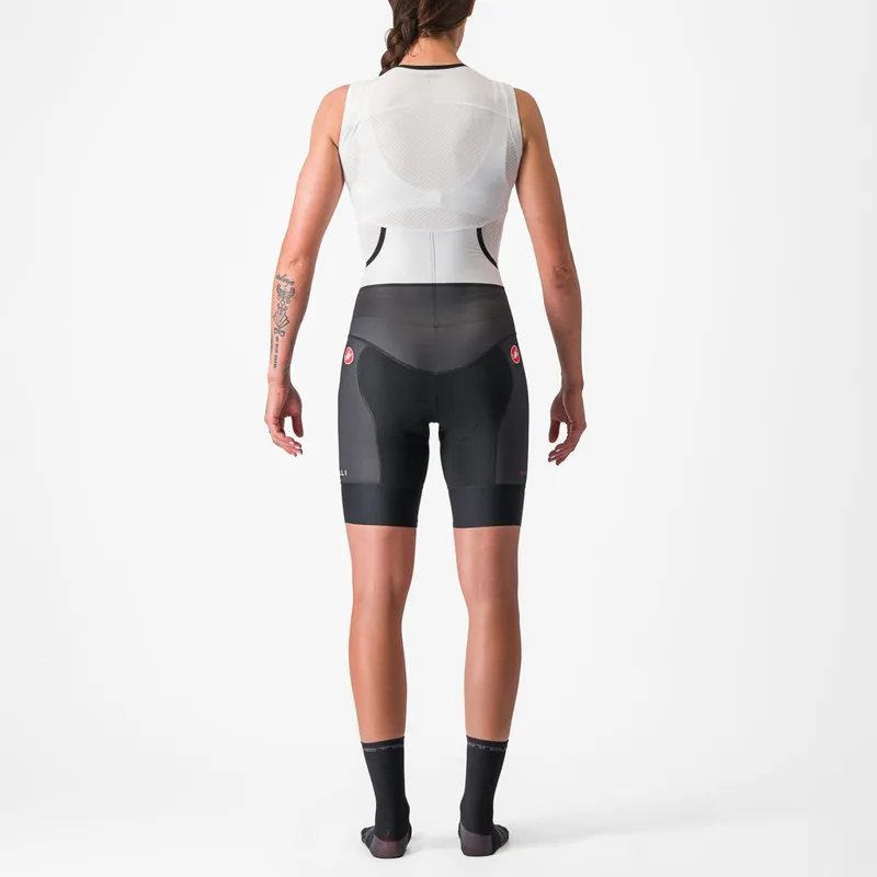 Castelli Free Sanremo Women's Suit Sleeveless in White/Black-1