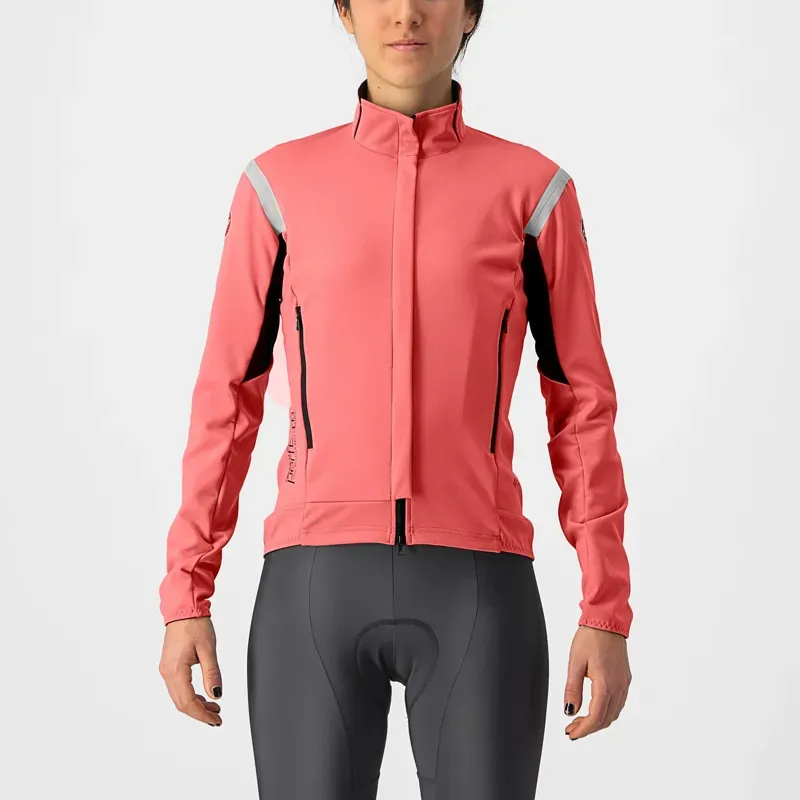 Castelli Perfetto RoS 2 Women's Jacket in Mineral Red/Silver Reflex