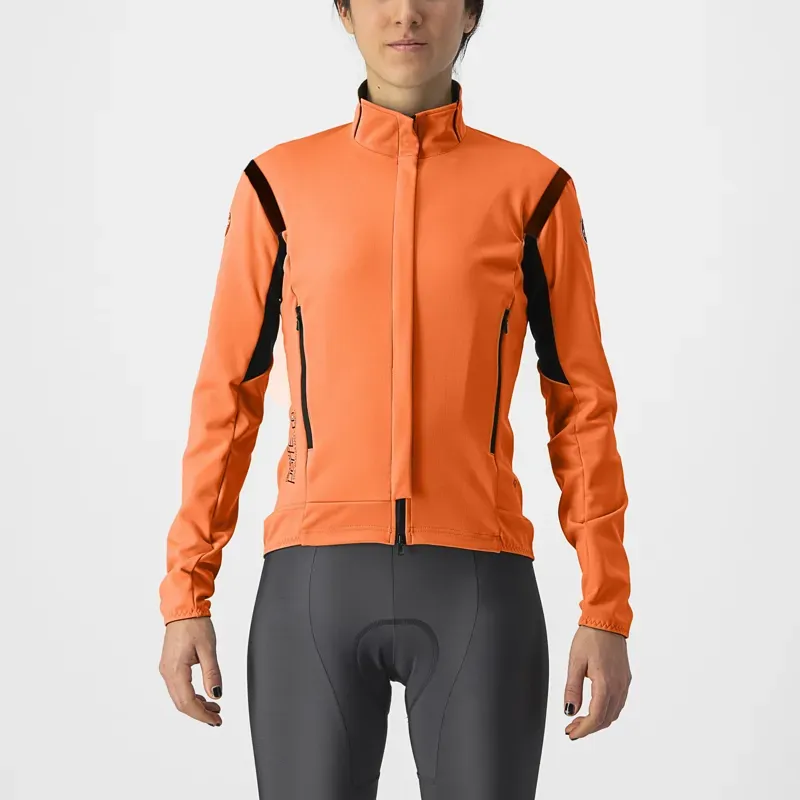 Castelli Perfetto RoS 2 Women's Jacket in Red Orange/Black
