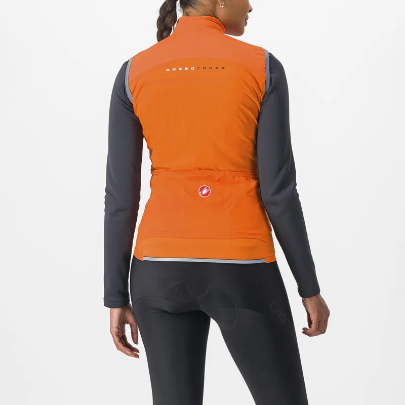 Castelli Perfetto RoS 2 Women's Vest in Red Orange-1