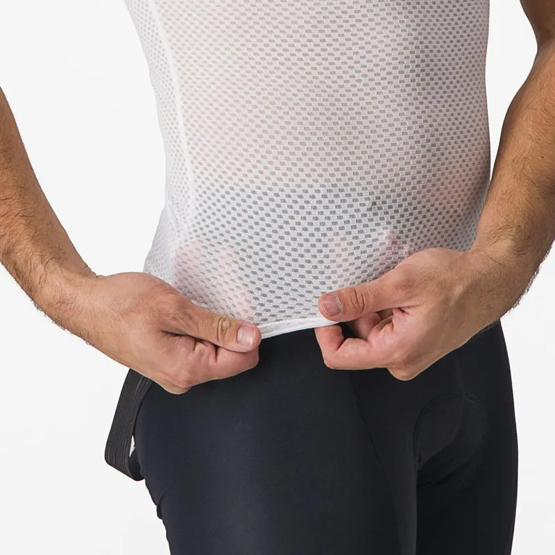Castelli Pro Mesh 2.0 Base Layer in White-5