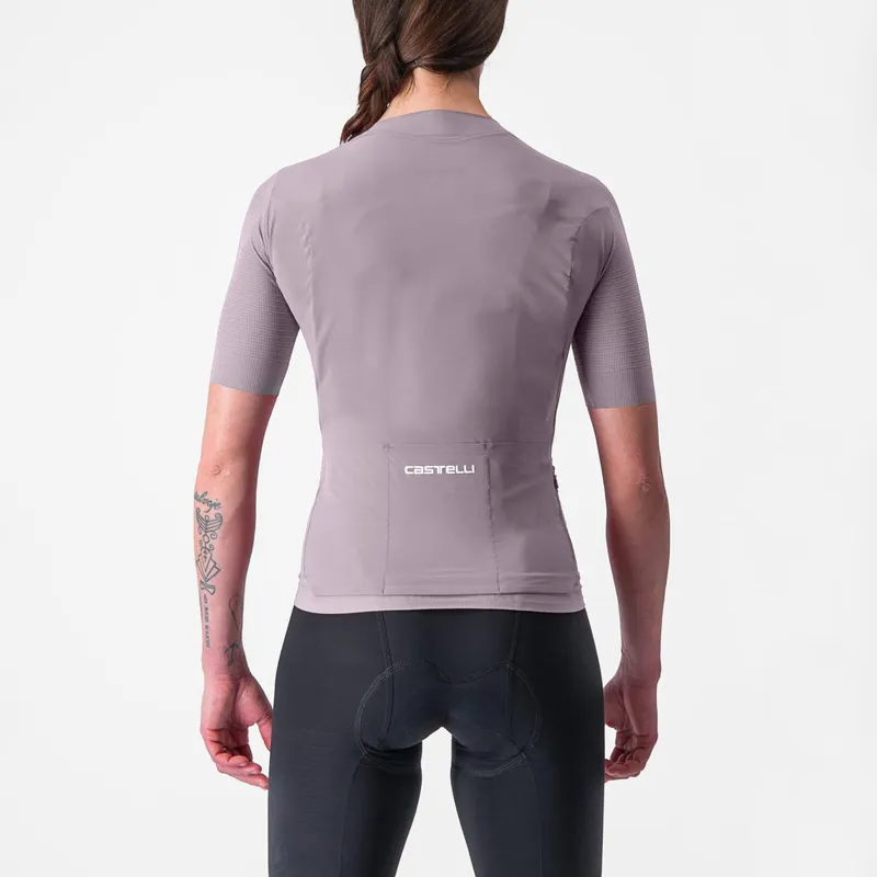 Castelli Premio Women's Short Sleeve Jersey in Purple Mist-1
