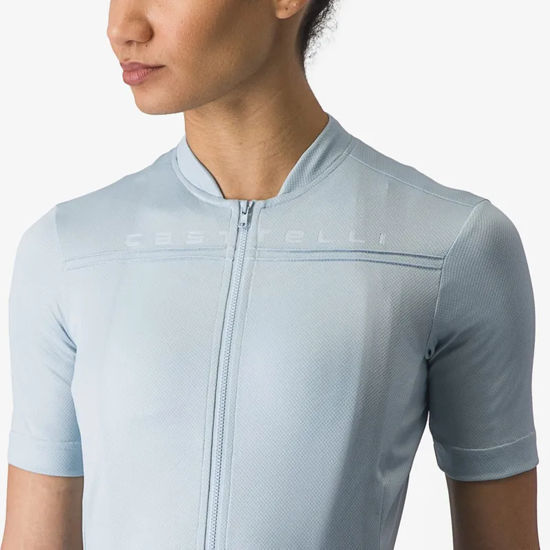 Castelli Anima 4 Women's Short Sleeve Jersey in Winter Sky-3