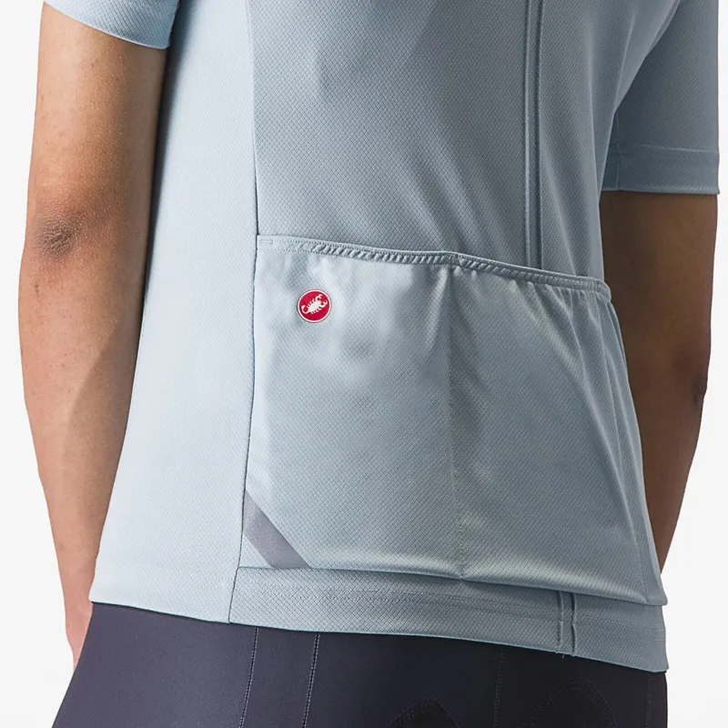 Castelli Anima 4 Women's Short Sleeve Jersey in Winter Sky-6