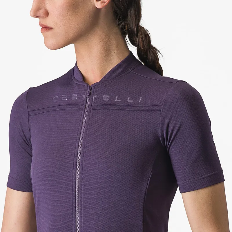 Castelli Anima 4 Women's Short Sleeve Jersey in Night Shade-3