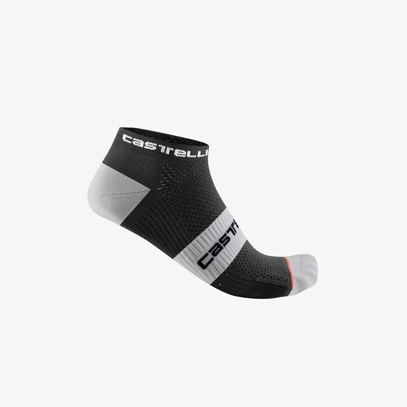 Castelli Lowboy 2 Socks in Black/White