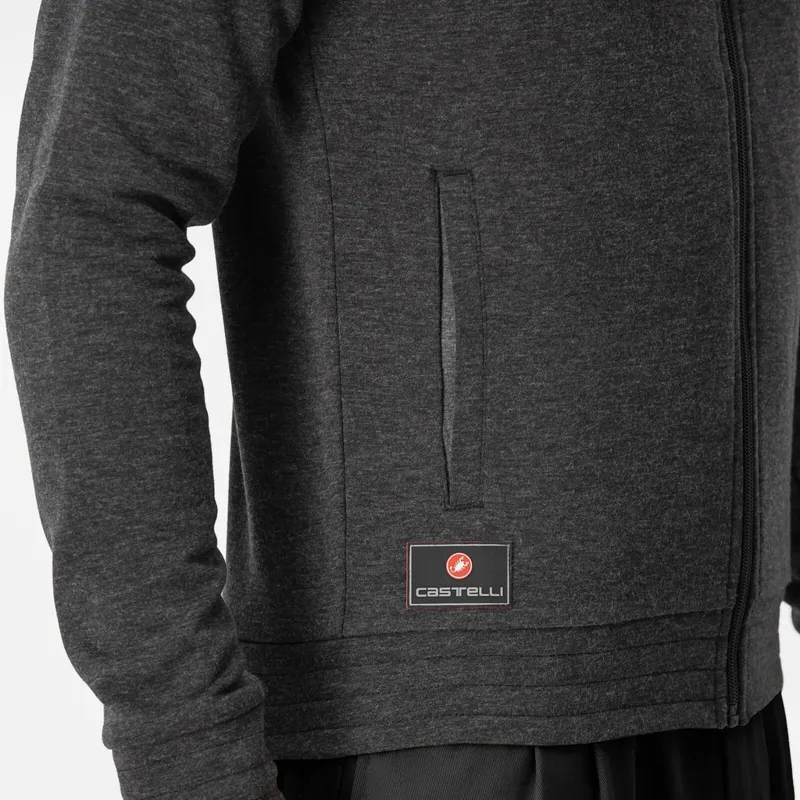 Castelli Vigorelli Track Jacket in Dark Grey-3