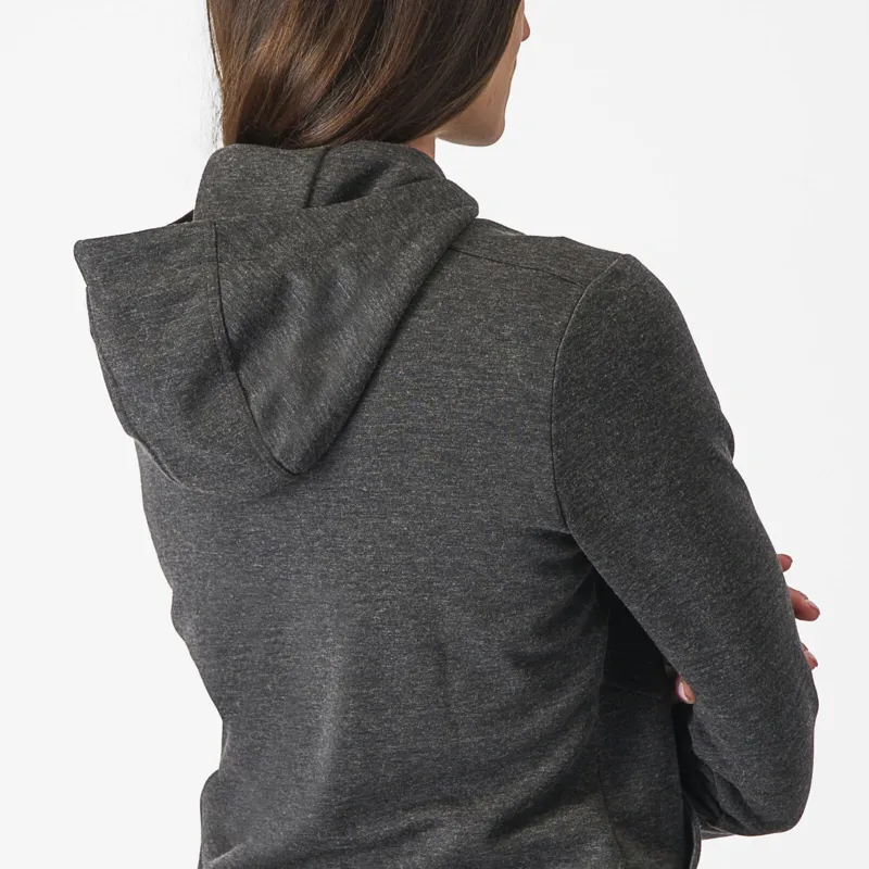 Castelli Milano 2 Full Zip Women's Fleece in Grey-2