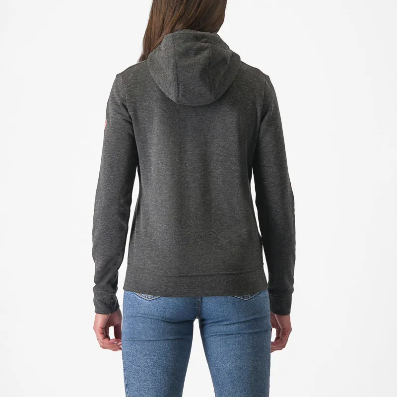 Castelli Milano 2 Full Zip Women's Fleece in Grey-1