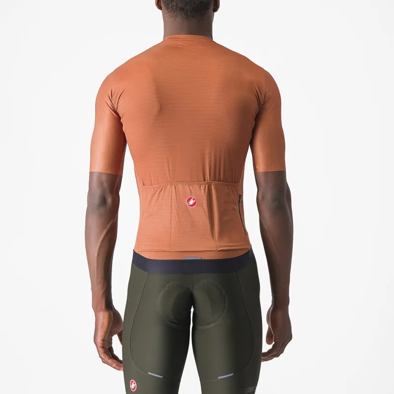 Castelli Espresso Short Sleeve Jersey in Mocha/Grey-1