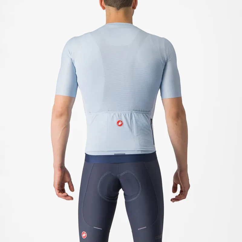 Castelli Espresso Short Sleeve Jersey in Winter Sky/Belgian Blue-1