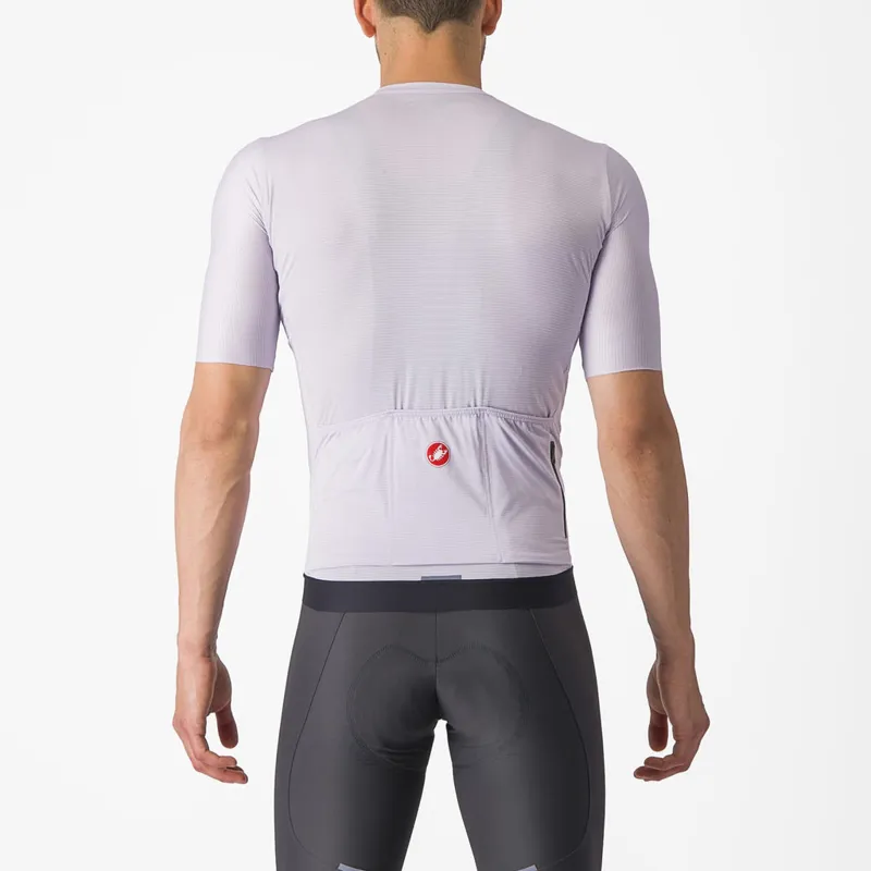 Castelli Espresso Short Sleeve Jersey in Purple Mist/Grey-1