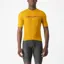 Castelli Prologo Lite Short Sleeve Jersey in Goldenrod/Bordeaux