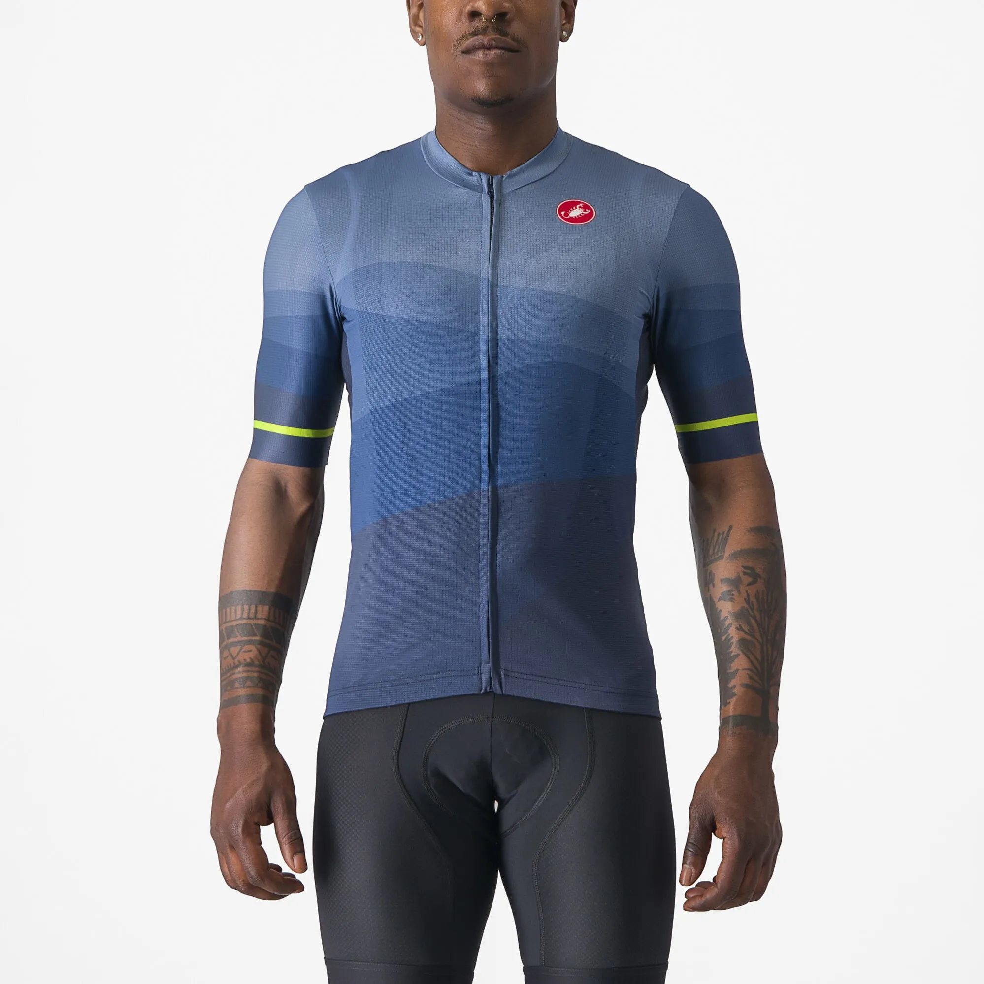 Cycling Jerseys Castelli A Bloc Jersey Fz Castelli Orizzonte