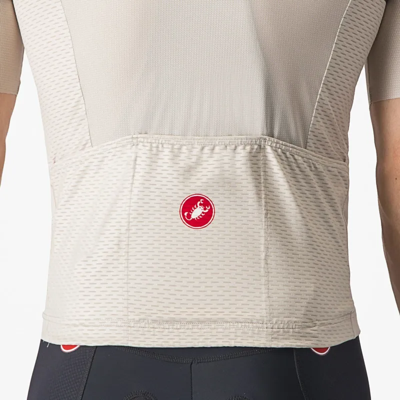 Castelli Tradizione Short Sleeve Jersey in Silver Moon/Clay/Twilight Blue-2