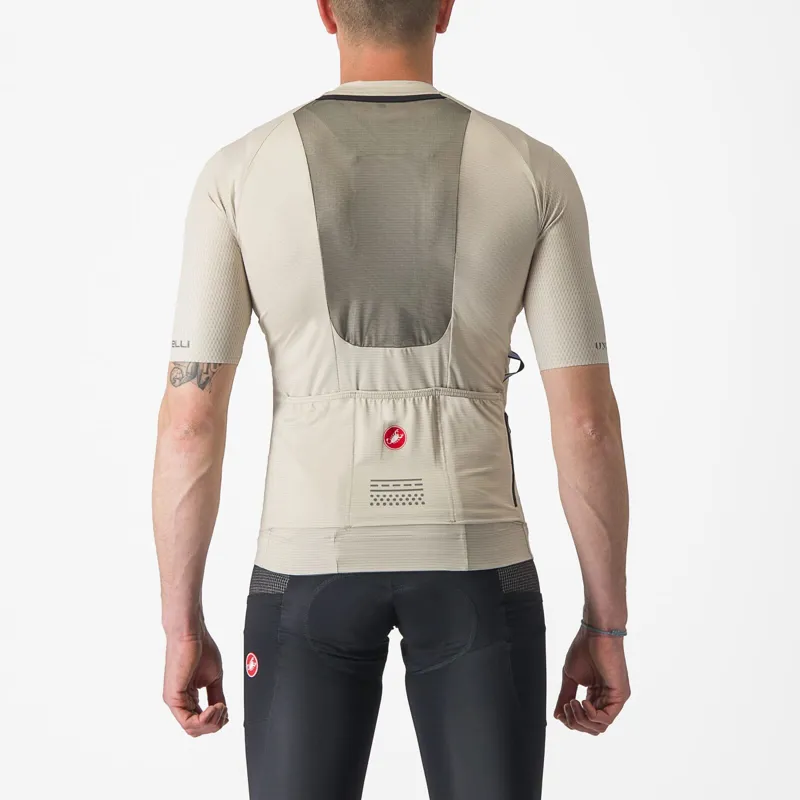 Castelli Unlimited Pro Short Sleeve Jersey In Silver Moon-1