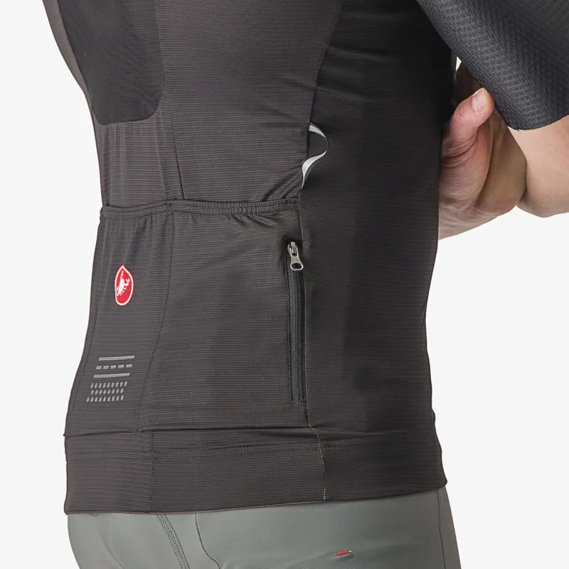 Castelli Unlimited Pro Short Sleeve Jersey in Black-4