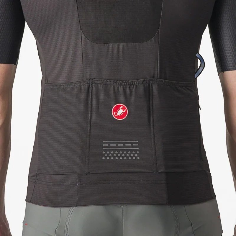 Castelli Unlimited Pro Short Sleeve Jersey in Black-3